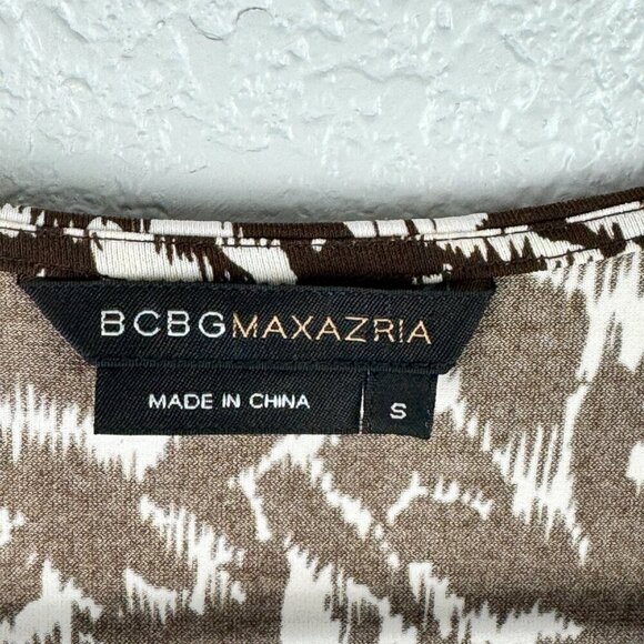 BCBGMAXAZRIA Womens Sz S Sleeveless Faux Wrap Blouse Front Tie - Spring Summer - Picture 5 of 9